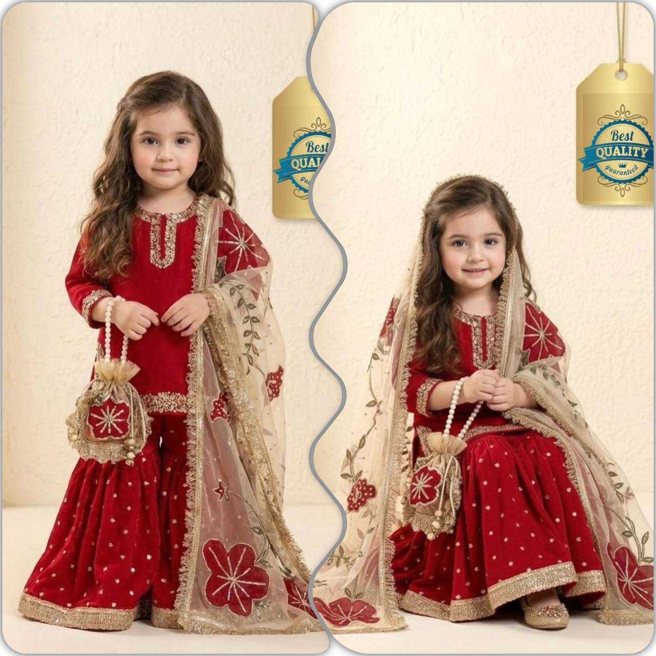 Ynf FENDY Silk KESH415 240 Kids Wear Wholesale Kids Ethnic Wear Kids Traditional Outfits Kids Wedding Outfits Manufacturer- Kapda Export