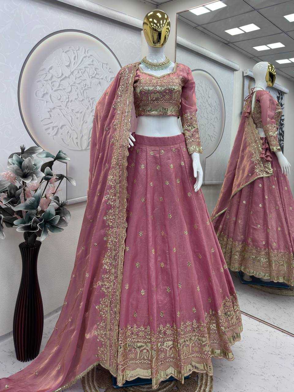 Ynf FENDY Silk KESH490 703 Lehengas Wholesale Designer Lehenga Bridal Lehenga Wedding Lehenga Manufacturer- Kapda Export