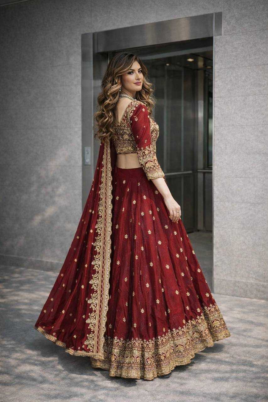 Ynf FENDY Silk KESH490 703 Lehengas Wholesale Designer Lehenga Bridal Lehenga Wedding Lehenga Manufacturer- Kapda Export