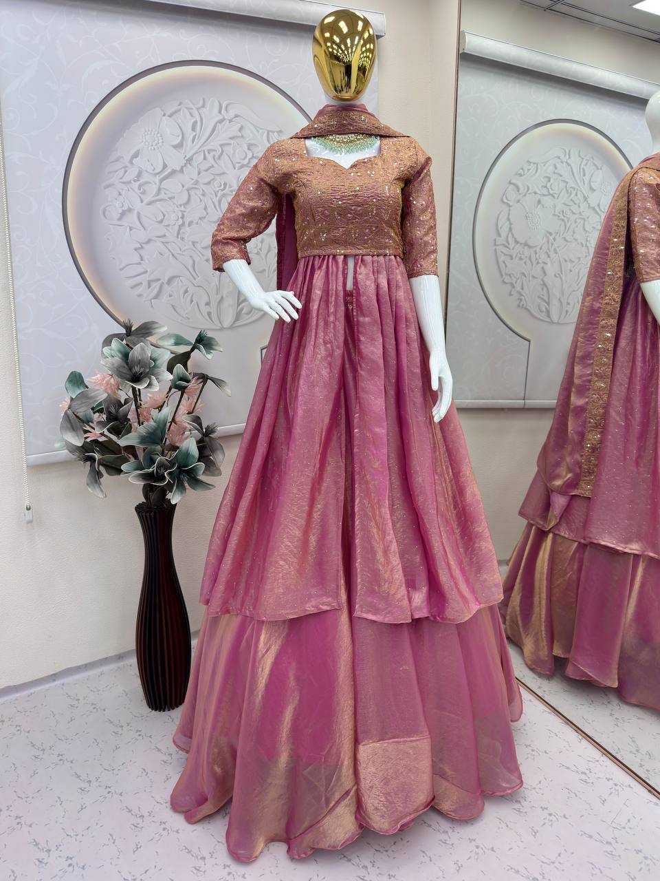 Ynf FENDY Silk KESH490 706 Lehengas Wholesale Designer Lehenga Wedding Lehenga Bollywood Lehenga Choli Manufacturer- Kapda Export
