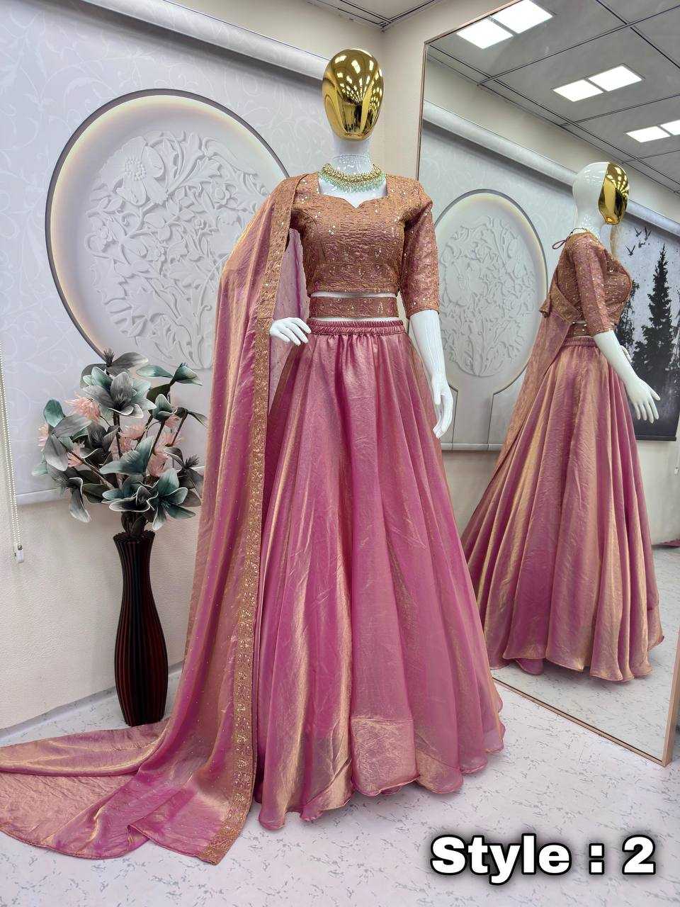 Ynf FENDY Silk KESH490 706 Lehengas Wholesale Designer Lehenga Wedding Lehenga Bollywood Lehenga Choli Manufacturer- Kapda Export