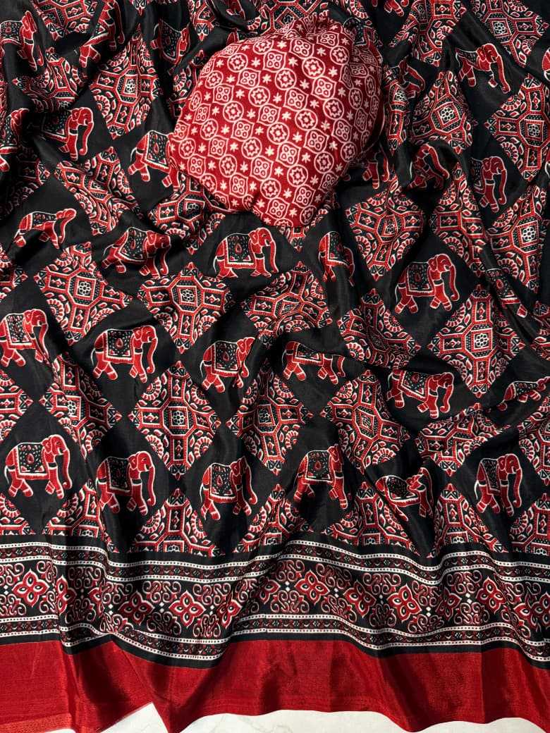 Ynf Gajji Silk KESH573 AMAYRA Sarees Silk Sarees Wholesale Ajrakh Sarees Gajji Modal Sarees Crepe Silk Saree Manufacturer- Kapda Export