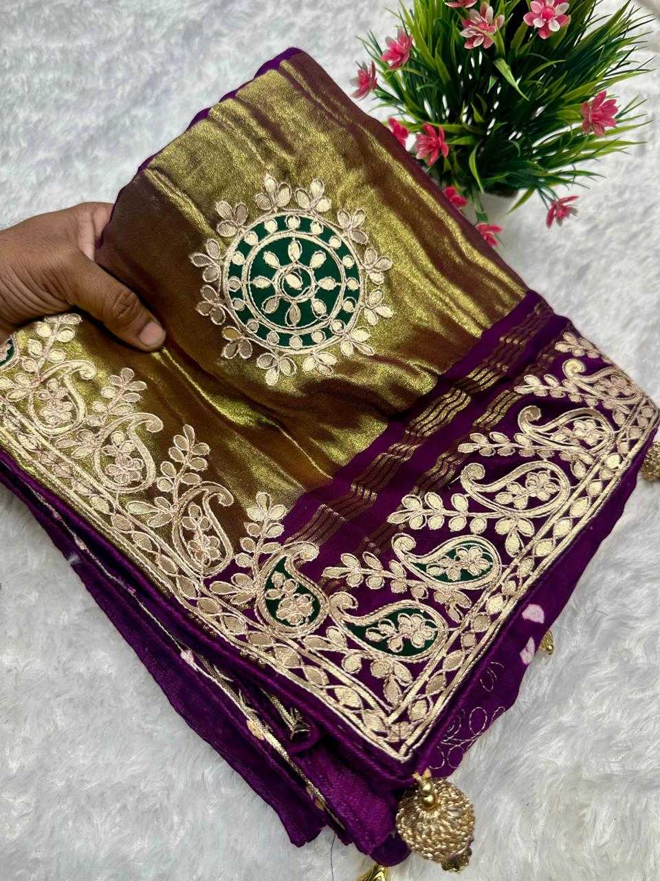 Ynf Gajji Silk KESH576 253 Sarees Festive Collections Wholesale Bandhani Bandhej Sarees Traditional Sarees Silk Sarees Manufacturer- Kapda Export