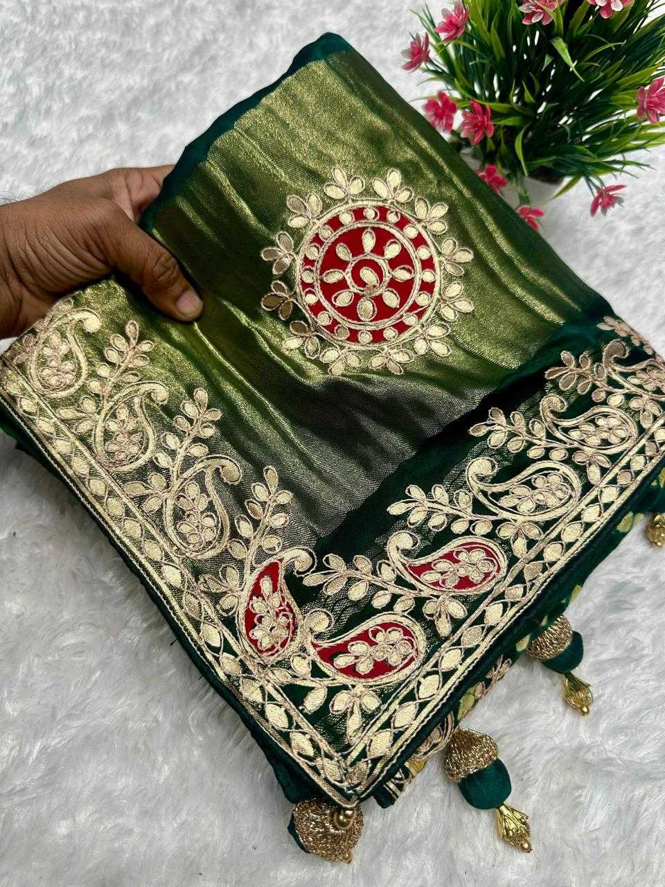 Ynf Gajji Silk KESH576 253 Sarees Festive Collections Wholesale Bandhani Bandhej Sarees Traditional Sarees Silk Sarees Manufacturer- Kapda Export