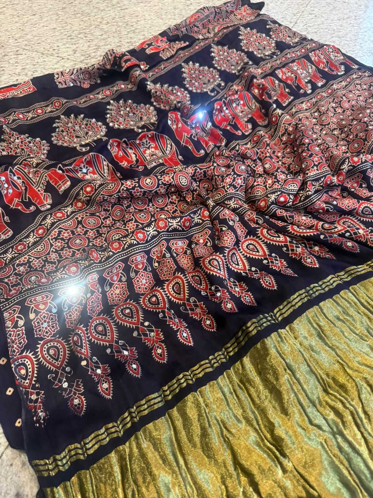 Ynf Gajji Silk KESH576 258 Sarees Festive Collections Wholesale Hand Work Sarees Silk Sarees Bandhani Sarees Manufacturer- Kapda Export