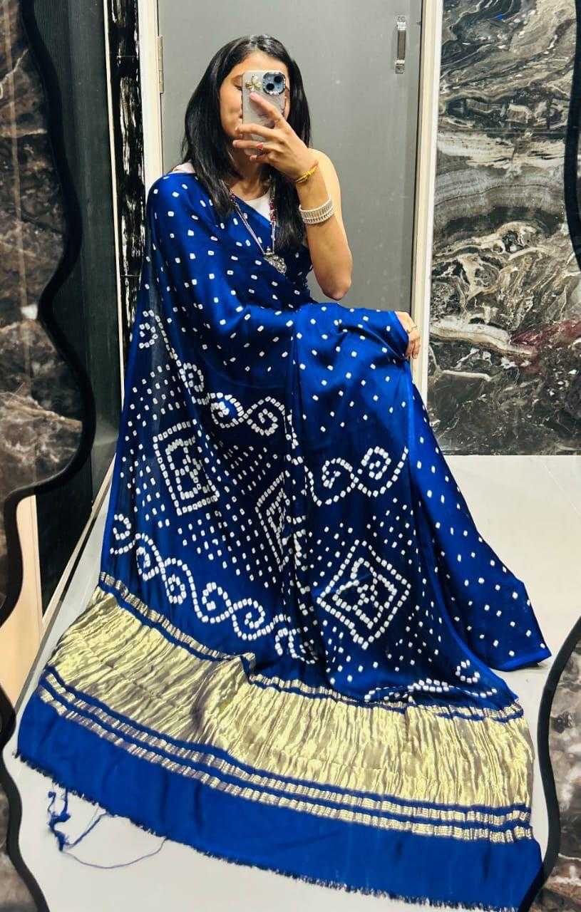 Ynf Gajji Silk KESH576 Gaji Sarees Wholesale Designer Sarees Party Wear Sarees Bandhani Bandhej Sarees Manufacturer- Kapda Export