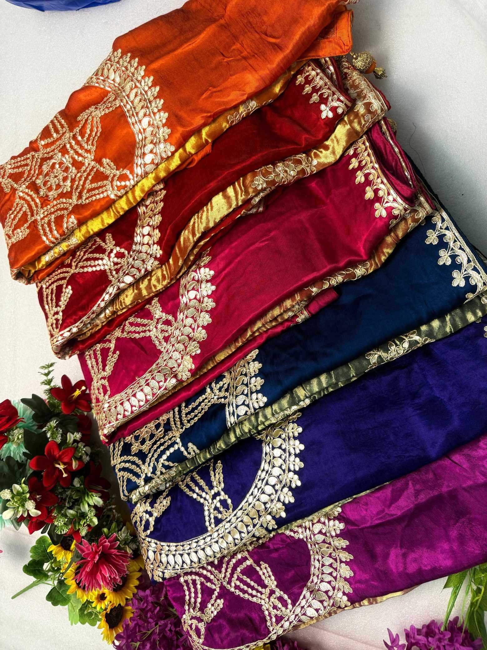 Ynf Gajji Silk KESH576 Gala Sarees Wholesale Hand Work Sarees Gota Patti Sarees Bandhani Bandhej Sarees Manufacturer- Kapda Export