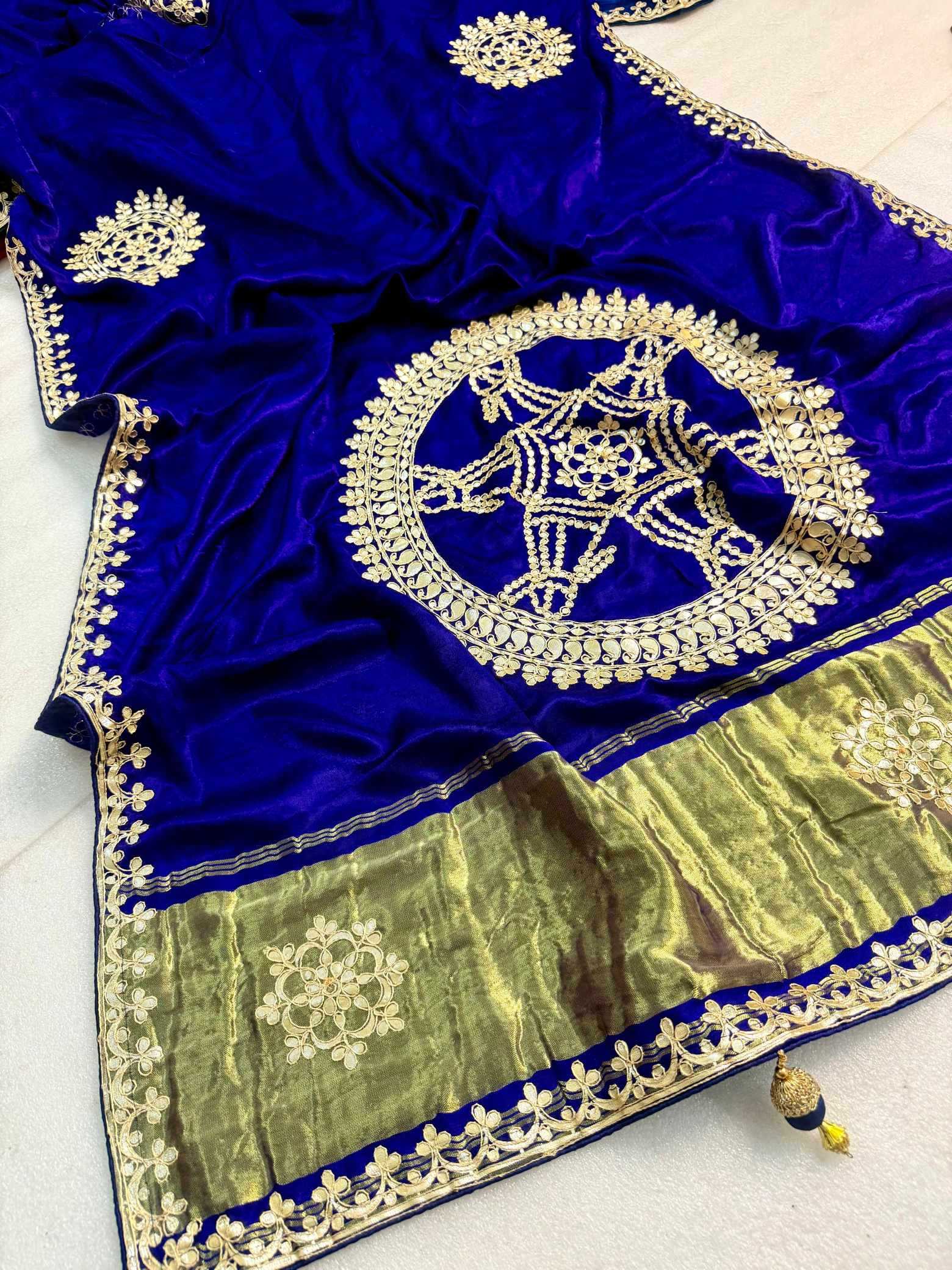 Ynf Gajji Silk KESH576 Gala Sarees Wholesale Hand Work Sarees Gota Patti Sarees Bandhani Bandhej Sarees Manufacturer- Kapda Export