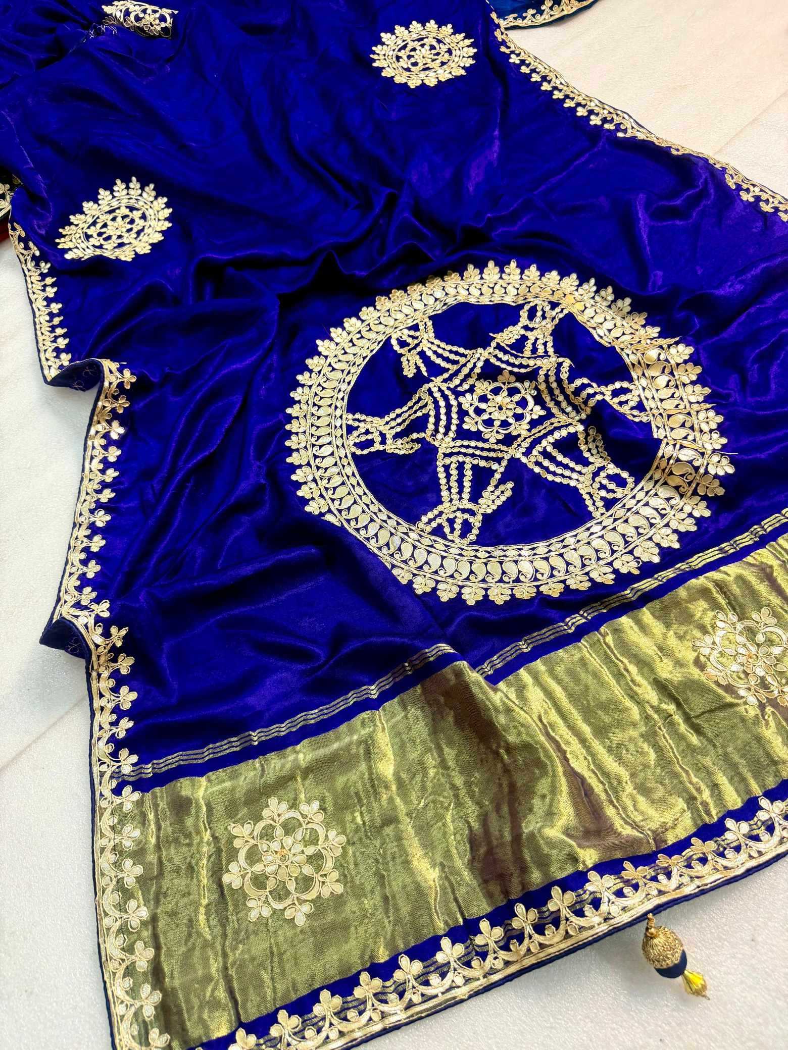 Ynf Gajji Silk KESH576 Gala Sarees Wholesale Hand Work Sarees Gota Patti Sarees Bandhani Bandhej Sarees Manufacturer- Kapda Export