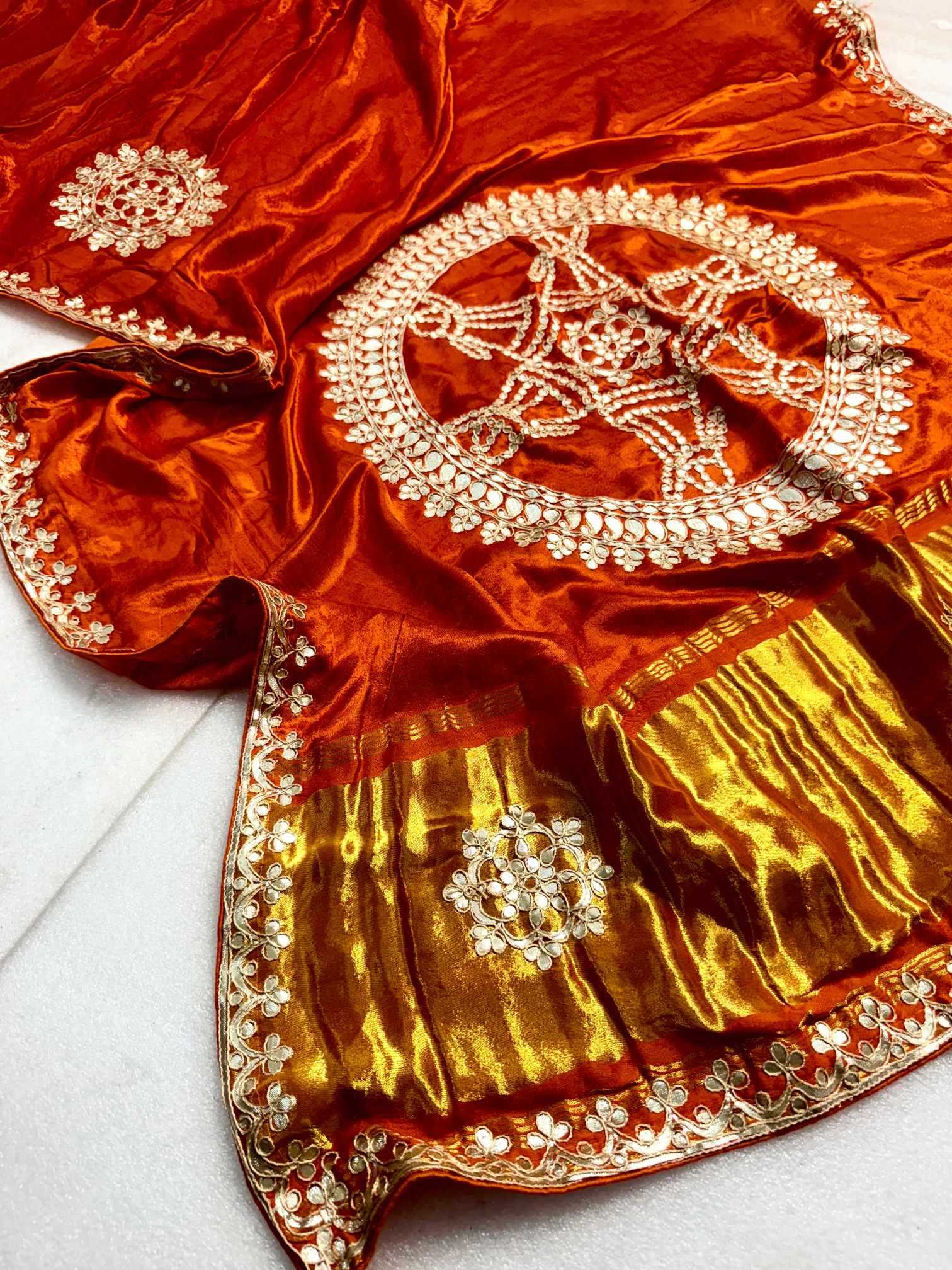 Ynf Gajji Silk KESH576 Gala Sarees Wholesale Hand Work Sarees Gota Patti Sarees Bandhani Bandhej Sarees Manufacturer- Kapda Export