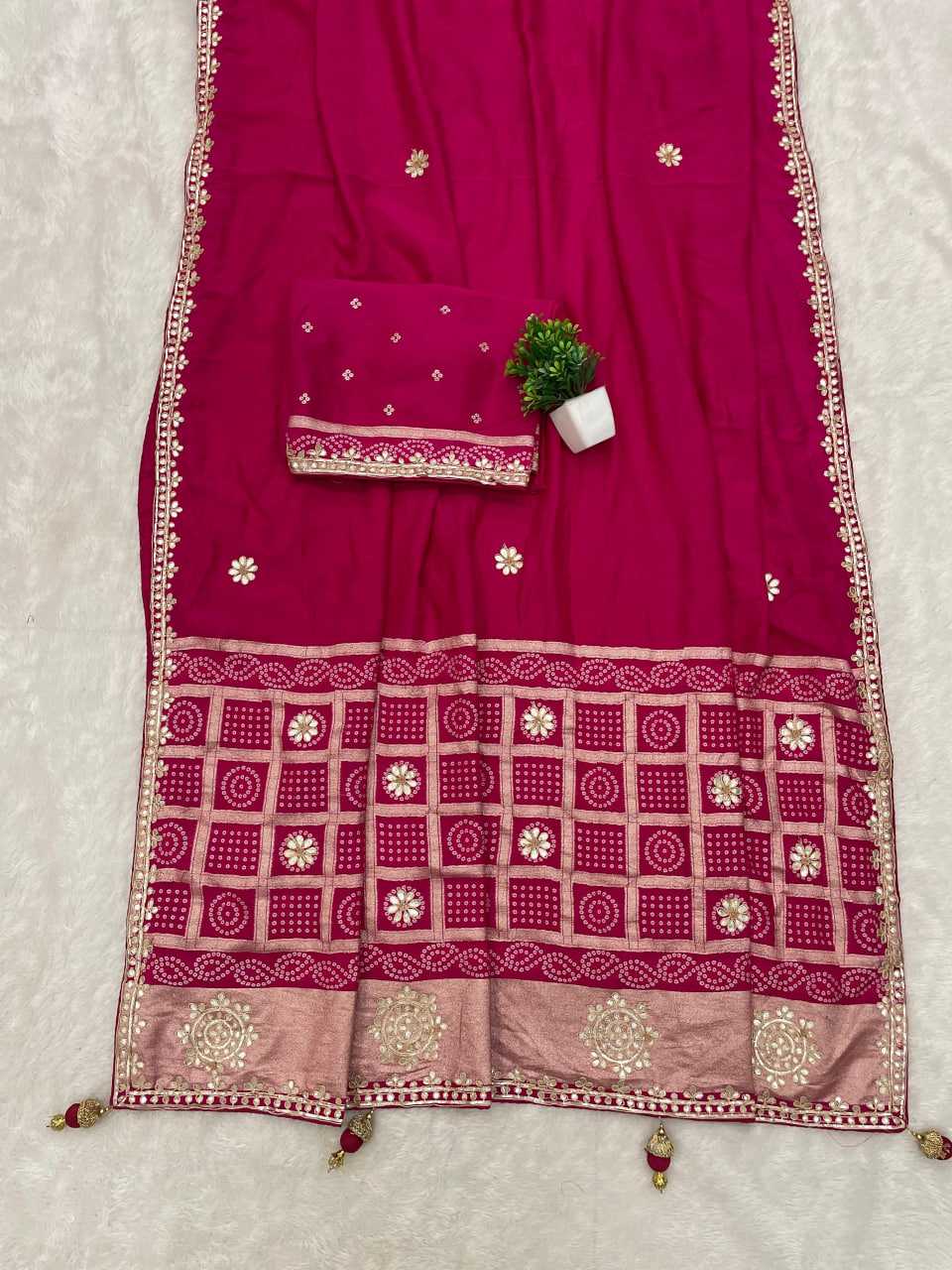 Ynf Gajji Silk KESH649 105 Sarees Festive Collections Wholesale Gota Patti Sarees Silk Sarees Festive Sarees Manufacturer- Kapda Export