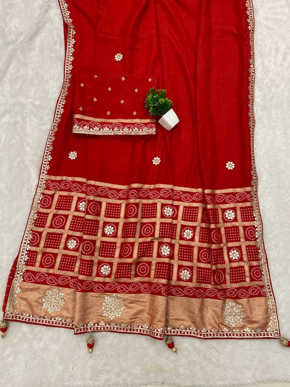 Ynf Gajji Silk KESH649 105 Sarees Festive Collections Wholesale Gota Patti Sarees Silk Sarees Festive Sarees Manufacturer- Kapda Export