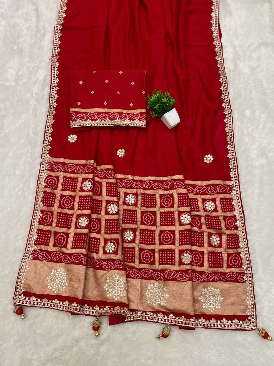 Ynf Gajji Silk KESH649 105 Sarees Festive Collections Wholesale Gota Patti Sarees Silk Sarees Festive Sarees Manufacturer- Kapda Export