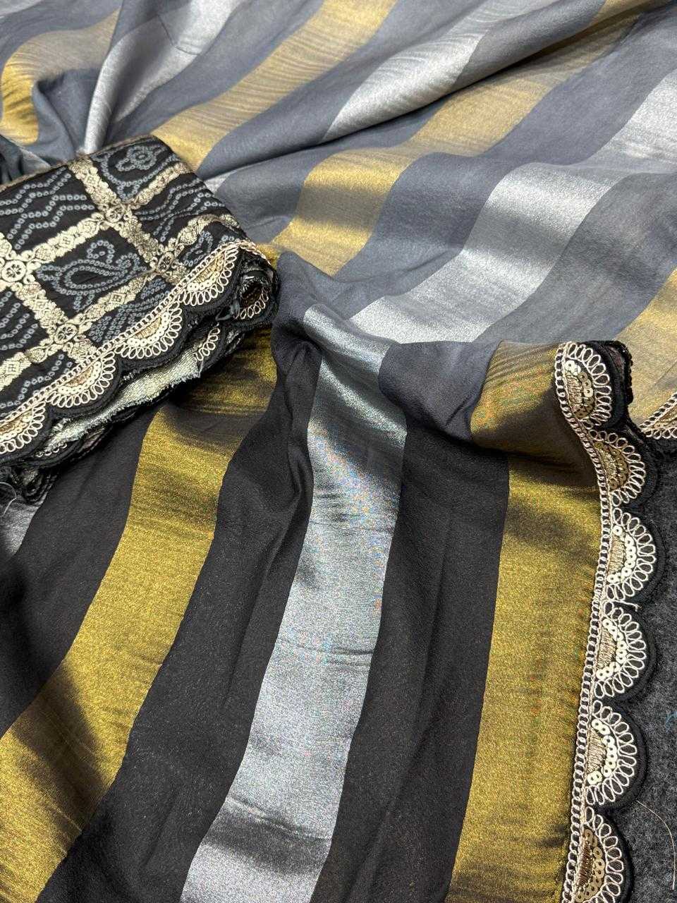 Ynf Georgette KESH484 101 Sarees Festive Collections Wholesale Georgette Sarees Tissue Silk Saree Zari Sarees Manufacturer- Kapda Export