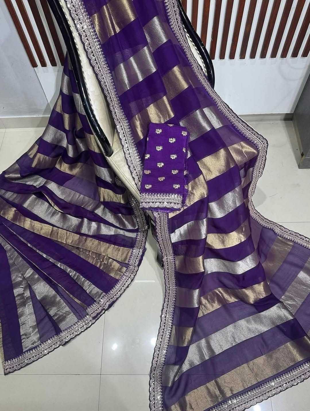 Ynf Georgette KESH484 104 Sarees Festive Collections Wholesale Georgette Sarees Tissue Silk Saree Zari Sarees Manufacturer- Kapda Export