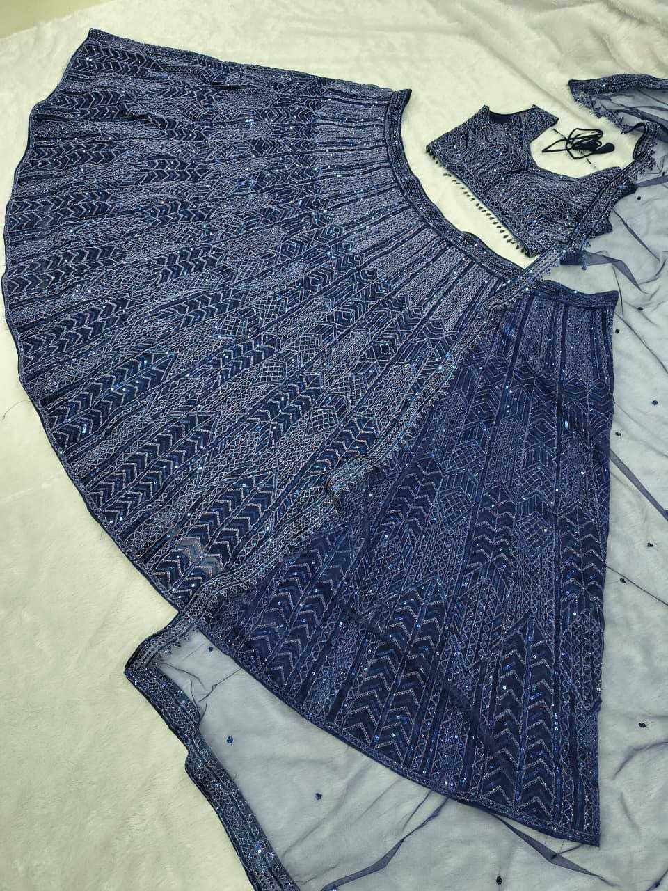 Ynf Georgette KESH508 1114 Lehengas Wholesale Embroidered Lehenga Georgette Lehenga Heavy Lehenga Manufacturer- Kapda Export