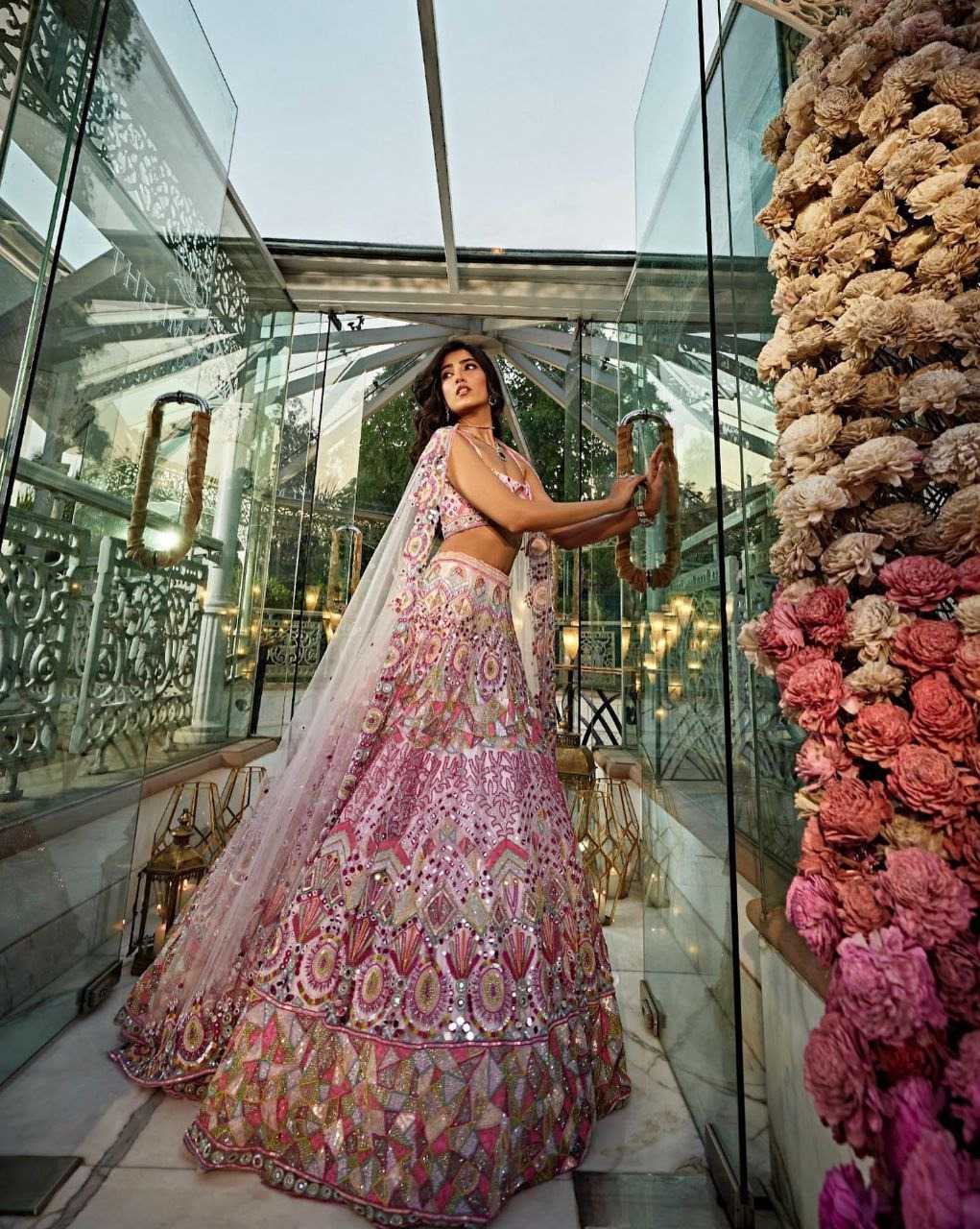 Ynf Georgette KESH508 786 Lehengas Wedding Collections Wholesale Embroidered Lehenga Georgette Lehenga Thread Work Lehenga Manufacturer- Kapda Export