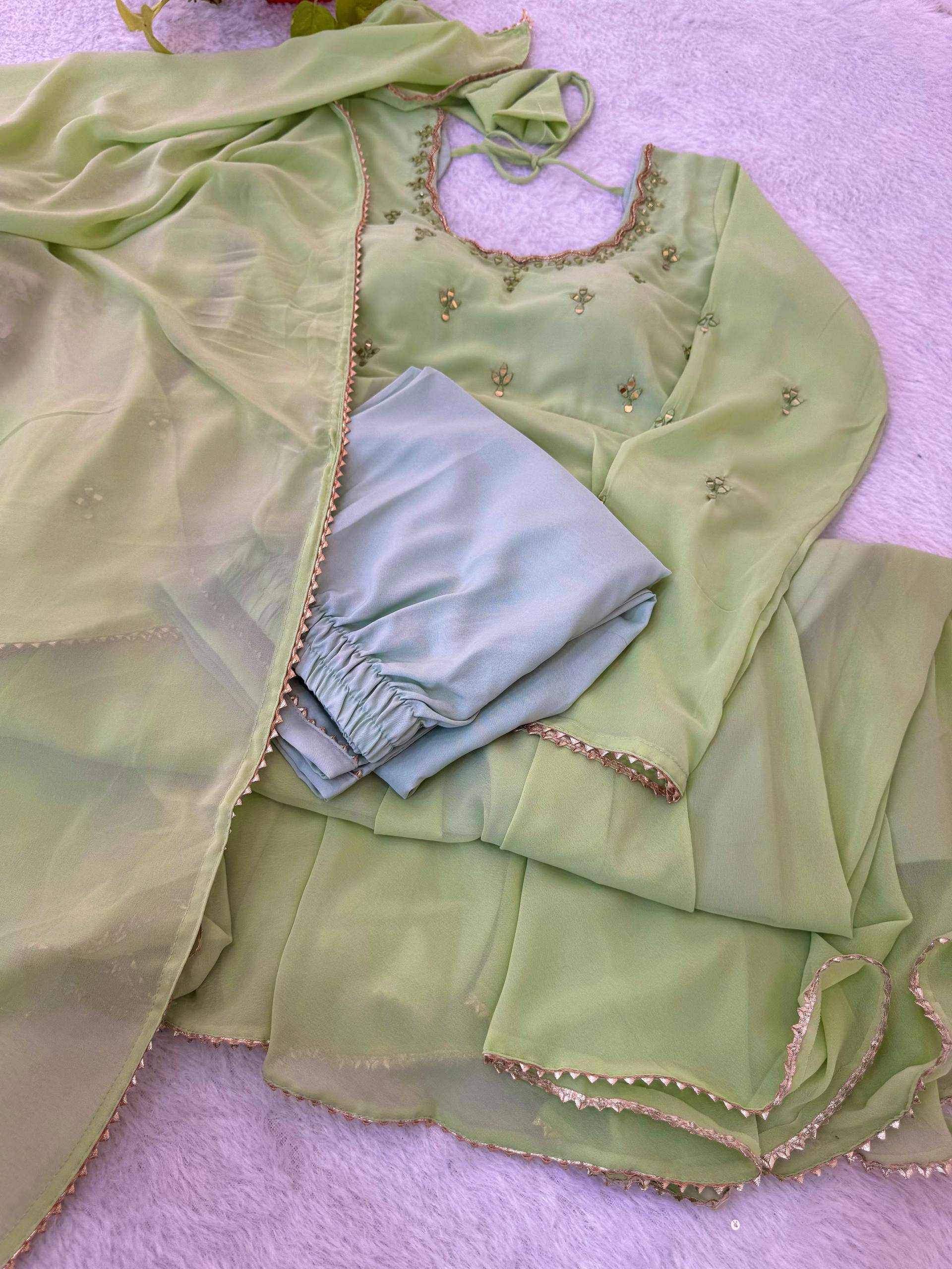 Ynf Georgette KESH513 555 Gowns Wholesale Fancy Gowns Evening Gowns Designer Gowns Manufacturer- Kapda Export