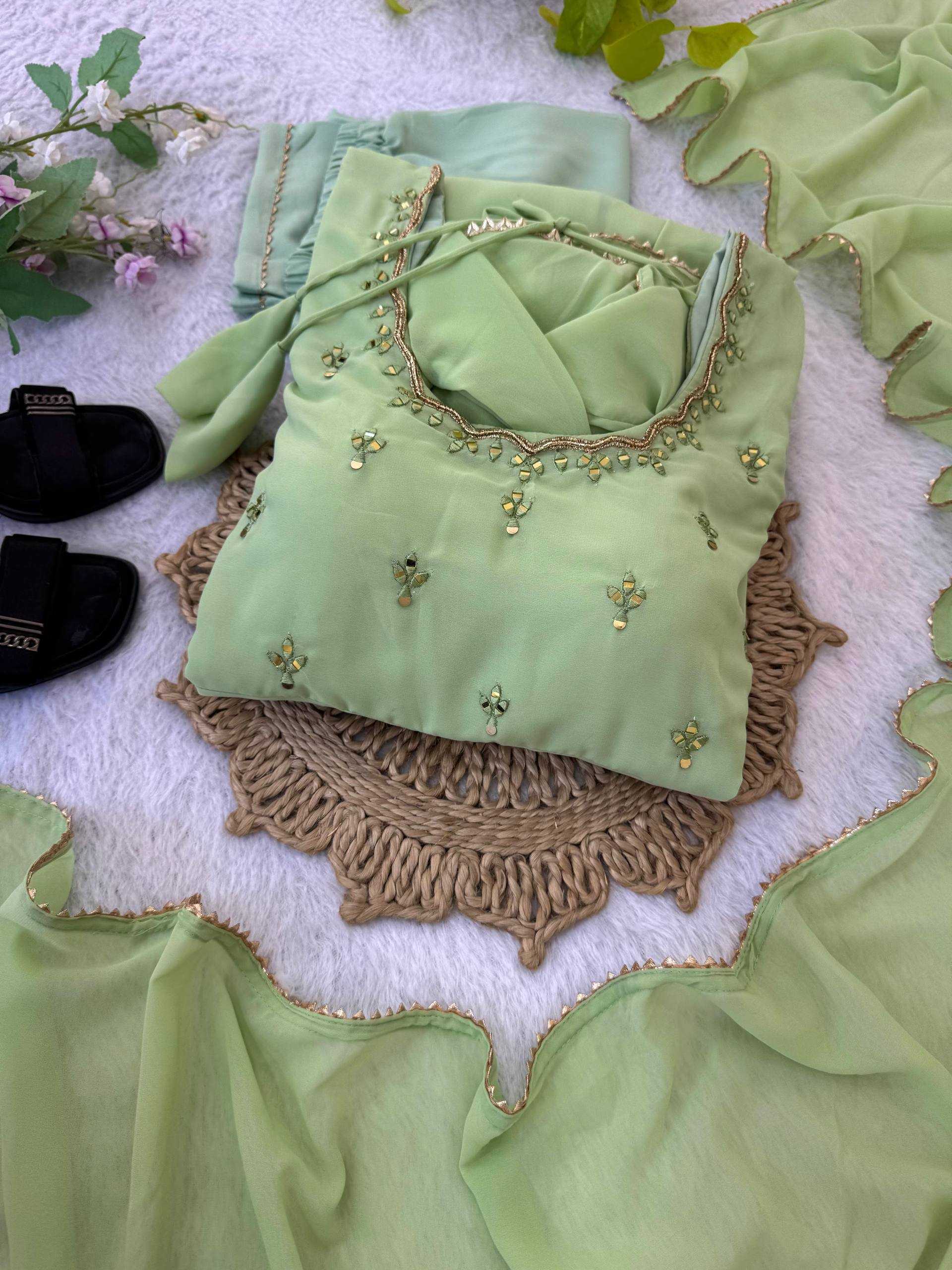 Ynf Georgette KESH513 555 Gowns Wholesale Fancy Gowns Evening Gowns Designer Gowns Manufacturer- Kapda Export