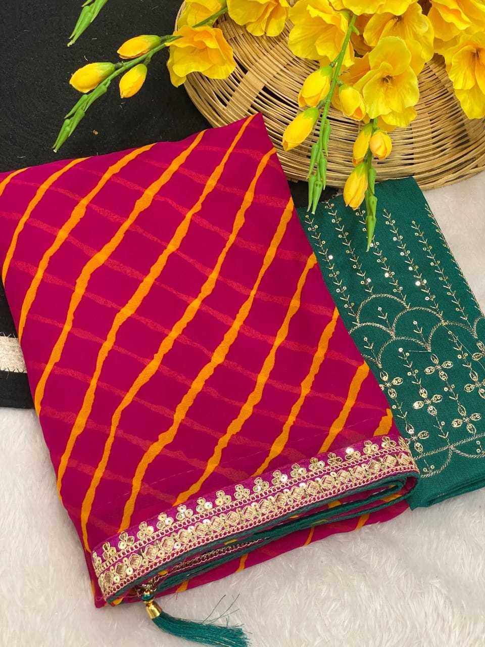 Ynf Georgette KESH514 Timeless Sarees Wholesale Georgette Sarees Leheriya Sarees Festive Sarees Manufacturer- Kapda Export