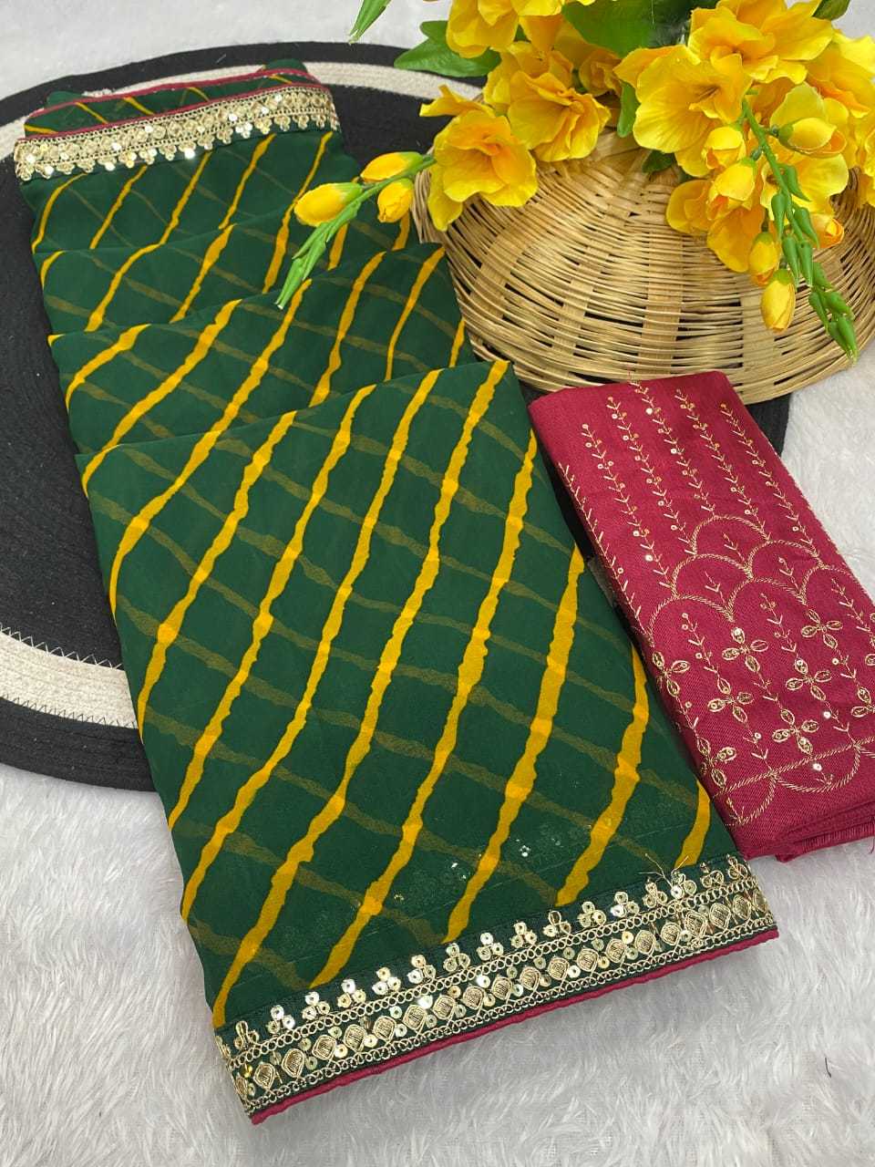 Ynf Georgette KESH514 Timeless Sarees Wholesale Georgette Sarees Leheriya Sarees Festive Sarees Manufacturer- Kapda Export