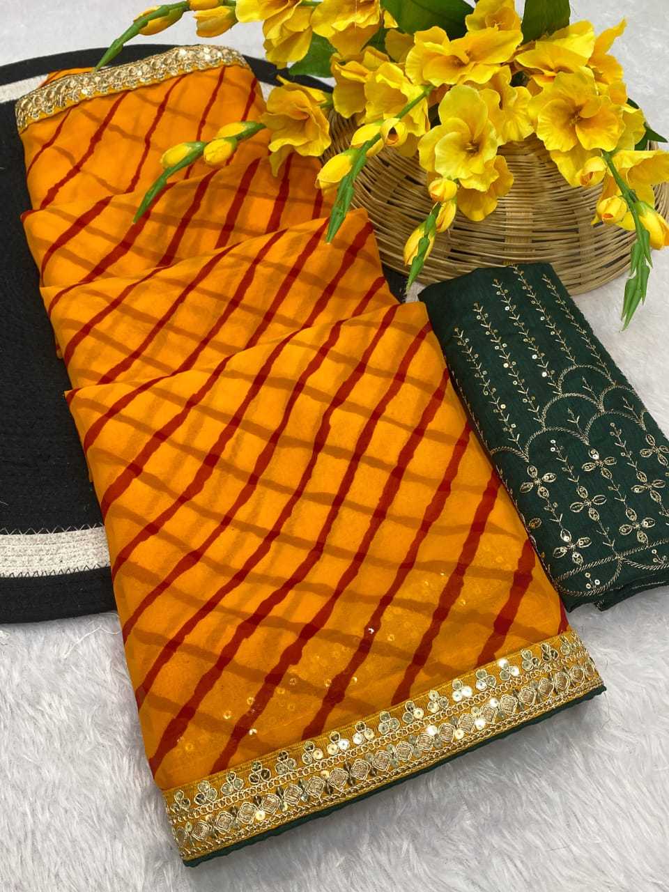 Ynf Georgette KESH514 Timeless Sarees Wholesale Georgette Sarees Leheriya Sarees Festive Sarees Manufacturer- Kapda Export