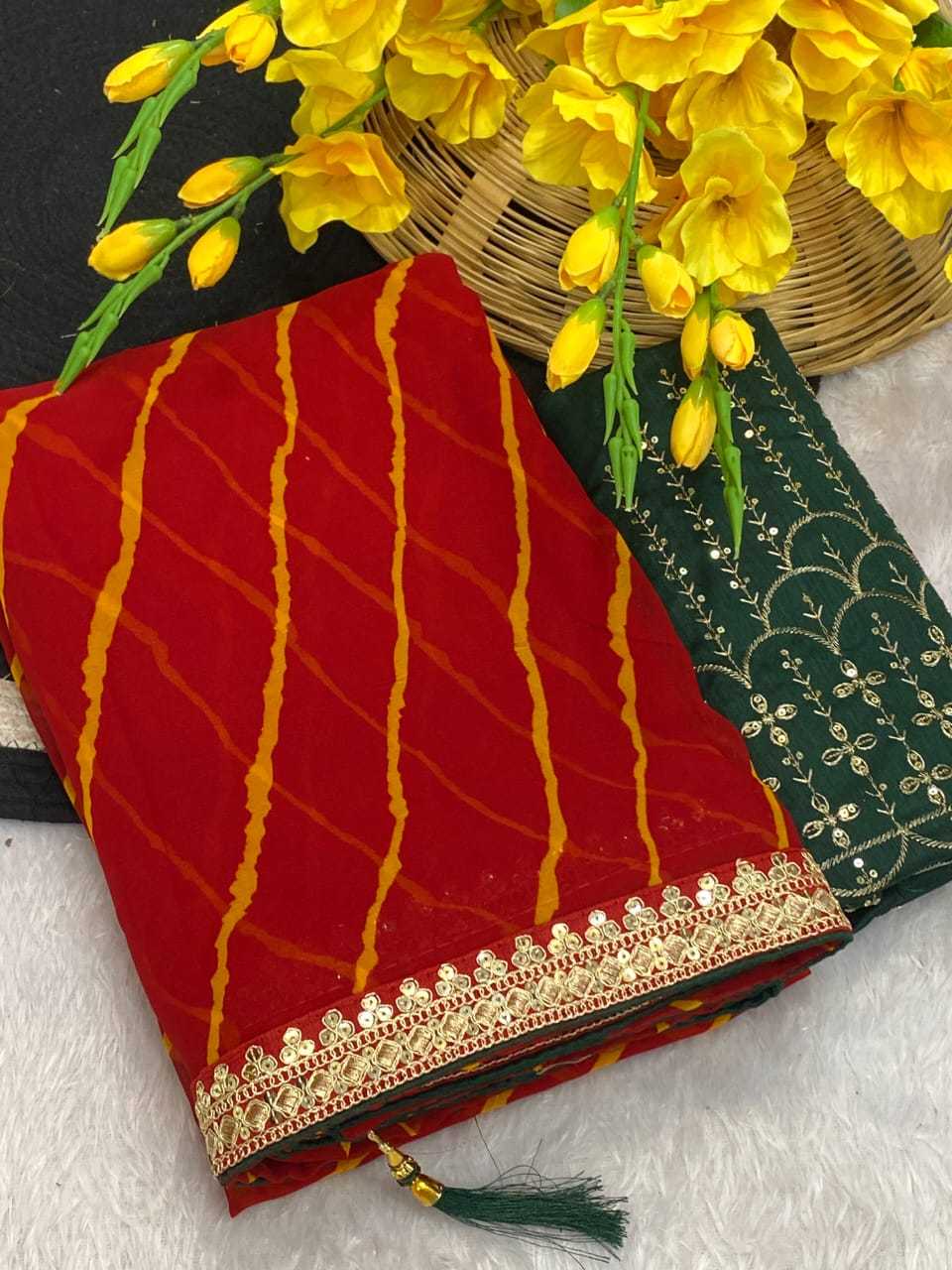 Ynf Georgette KESH514 Timeless Sarees Wholesale Georgette Sarees Leheriya Sarees Festive Sarees Manufacturer- Kapda Export