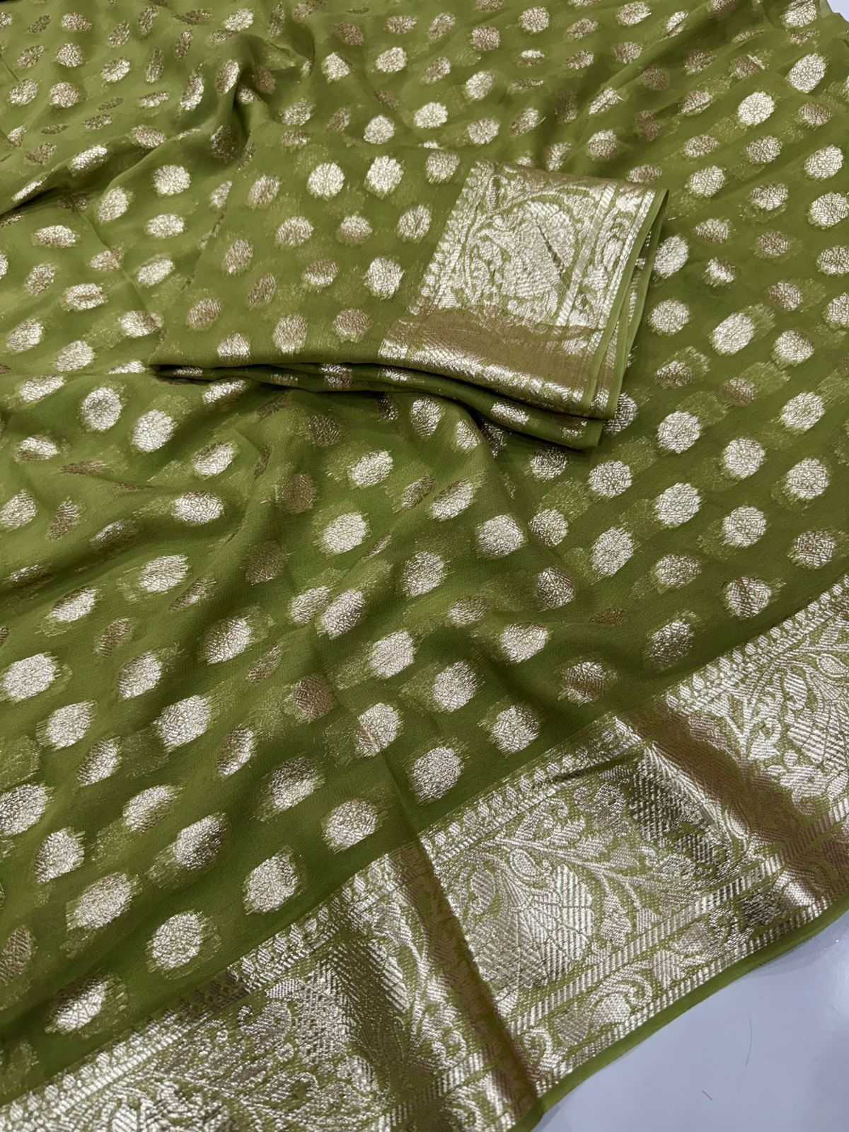 Ynf Georgette KESH547 185 Sarees Festive Collections Wholesale Georgette Sarees Festive Sarees Sarees With Blouse Manufacturer- Kapda Export