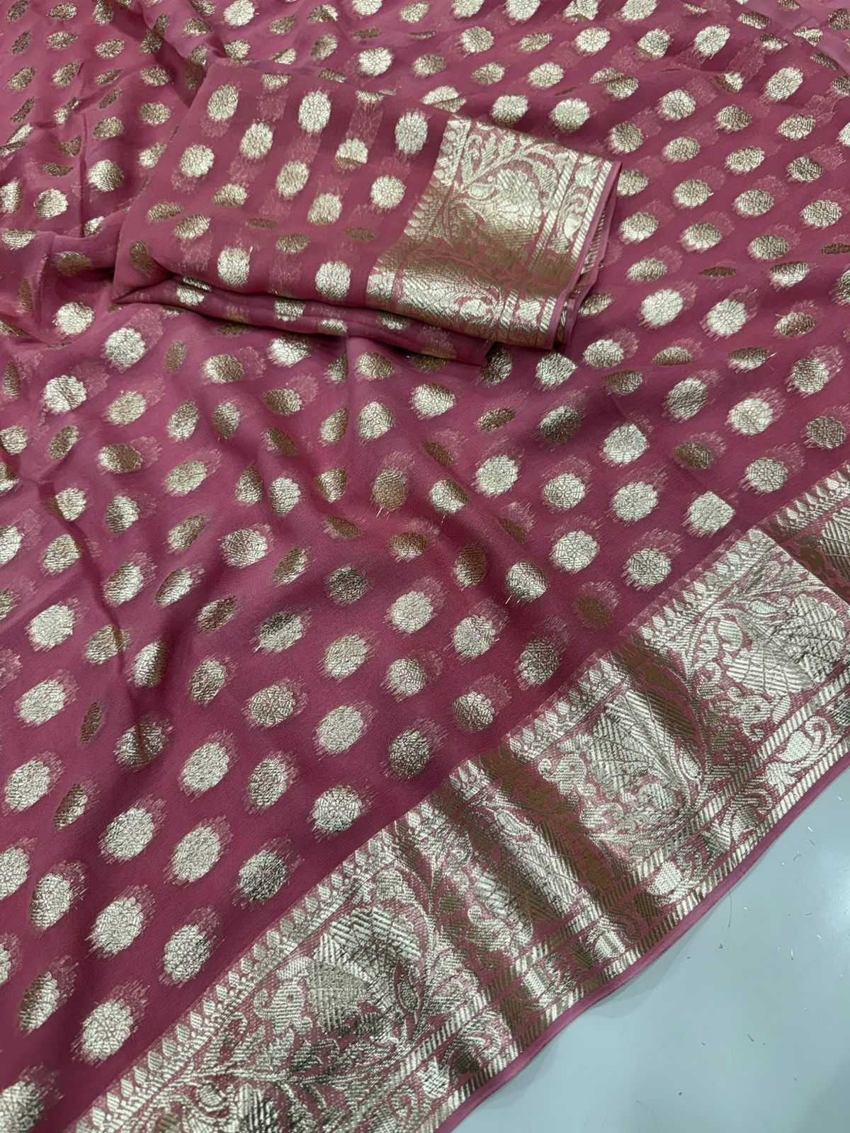 Ynf Georgette KESH547 185 Sarees Festive Collections Wholesale Georgette Sarees Festive Sarees Sarees With Blouse Manufacturer- Kapda Export