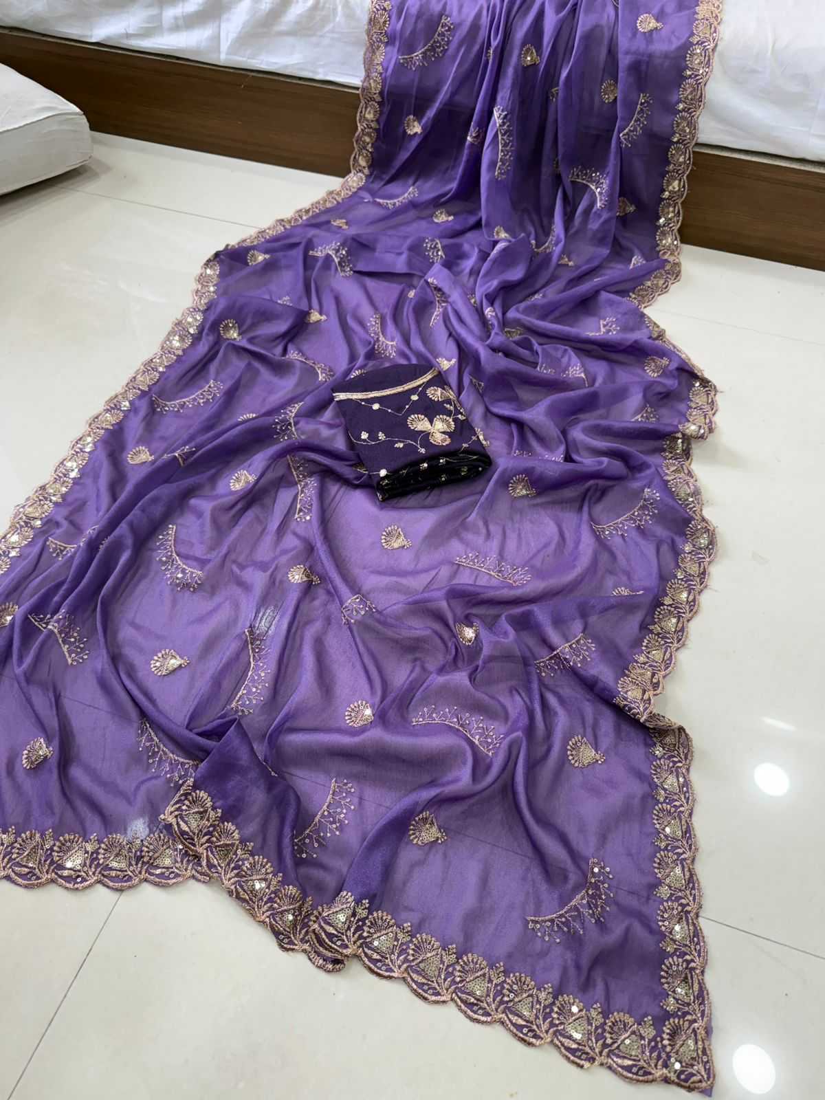 Ynf Georgette KESH547 186 Sarees Festive Collections Wholesale Georgette Sarees Embroidered Sarees Sarees With Blouse Manufacturer- Kapda Export