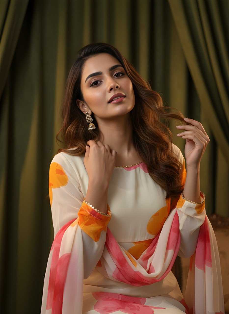 Ynf Georgette KESH559 355 Kurti Wholesale Printed Kurtis Anarkali Kurtis Georgette Kurti Manufacturer- Kapda Export