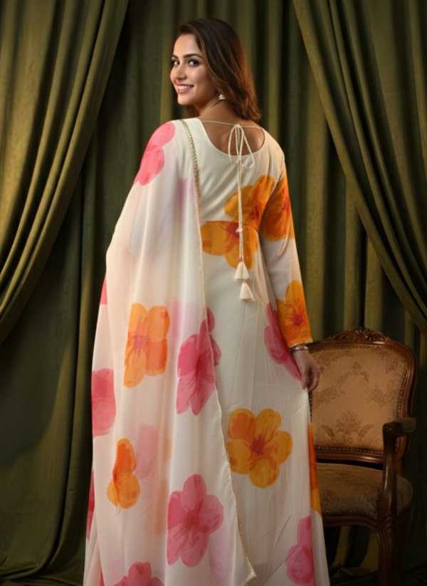 Ynf Georgette KESH559 355 Kurti Wholesale Printed Kurtis Anarkali Kurtis Georgette Kurti Manufacturer- Kapda Export