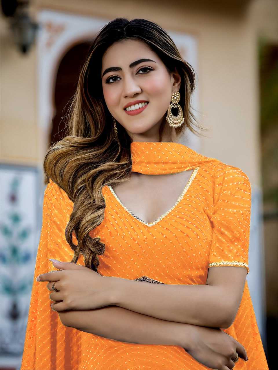 Ynf Georgette KESH638 15049 Lehengas Festive Collections Wholesale Georgette Lehenga Lehenga With Dupatta Yellow Lehenga Manufacturer- Kapda Export