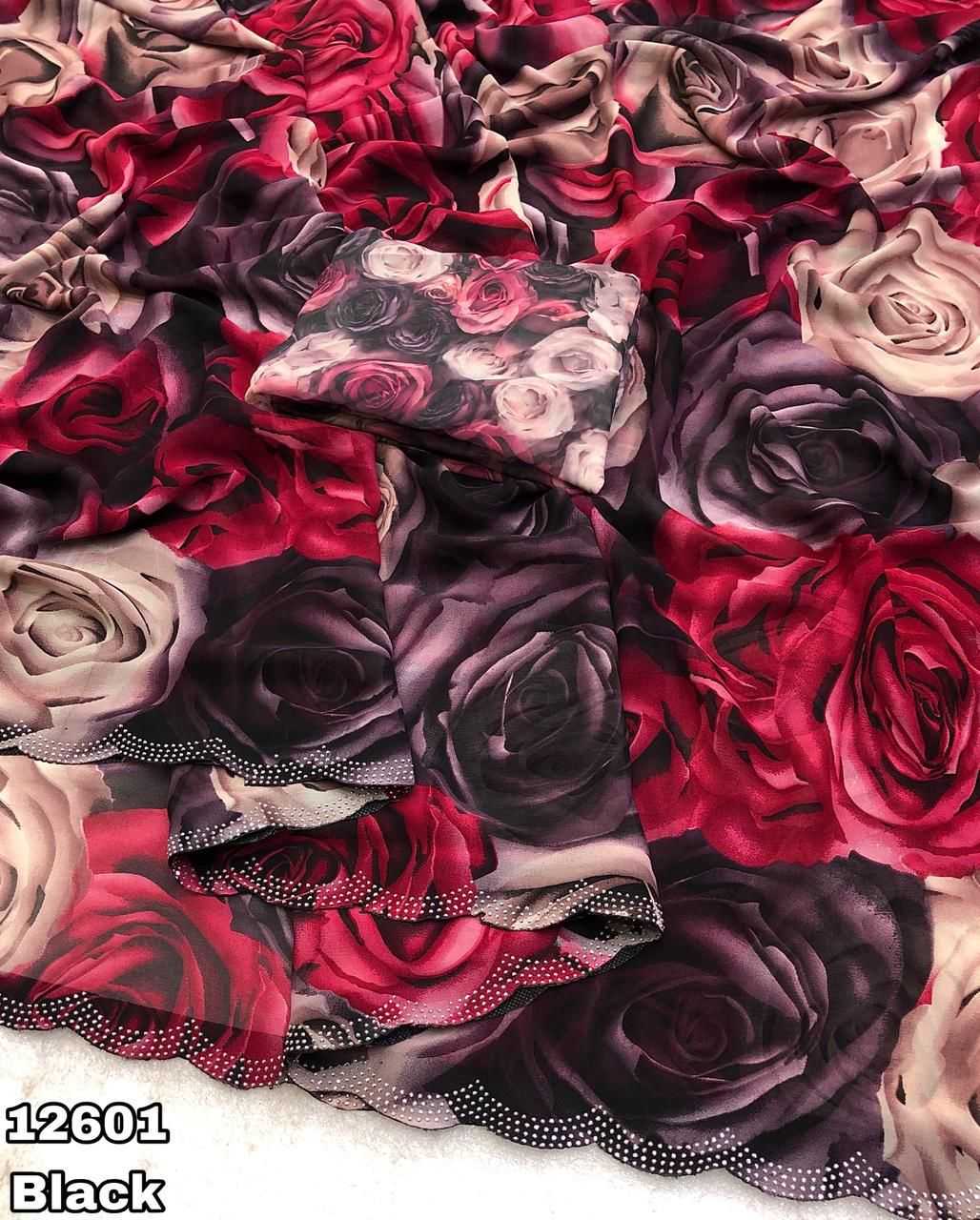 Ynf Georgette KESH673 GULABO Sarees Wholesale Designer Sarees Printed Sarees Stone Work Saree Manufacturer- Kapda Export