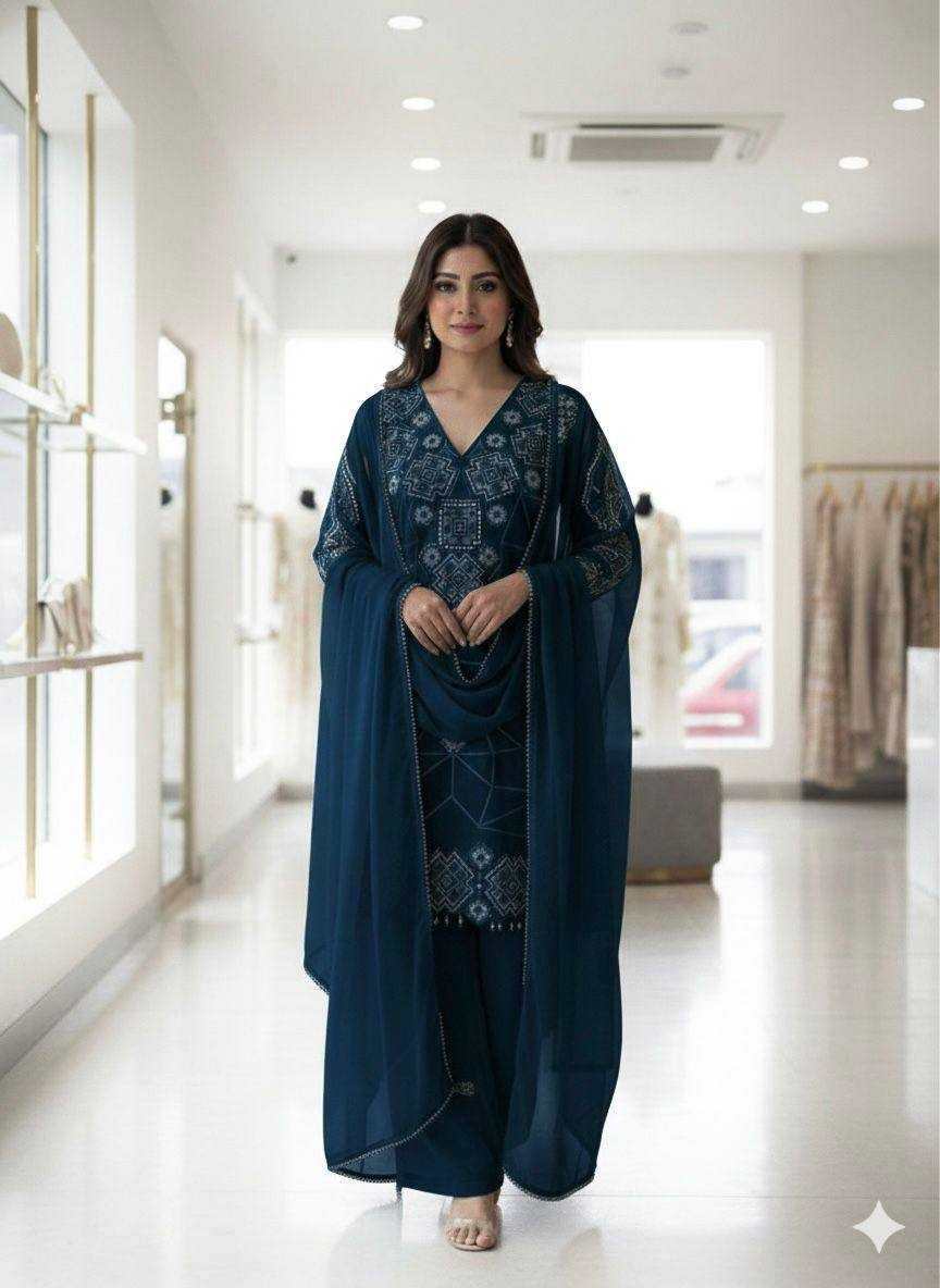 Ynf Georgette KESH678 2063 Suits & Dresses Festive Collections Wholesale Embroidery Suits Wedding Suits Eid Collections Manufacturer- Kapda Export