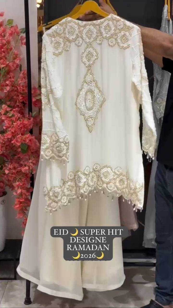 Ynf Georgette KESH678 2063 Suits & Dresses Festive Collections Wholesale Embroidery Suits Wedding Suits Eid Collections Manufacturer- Kapda Export