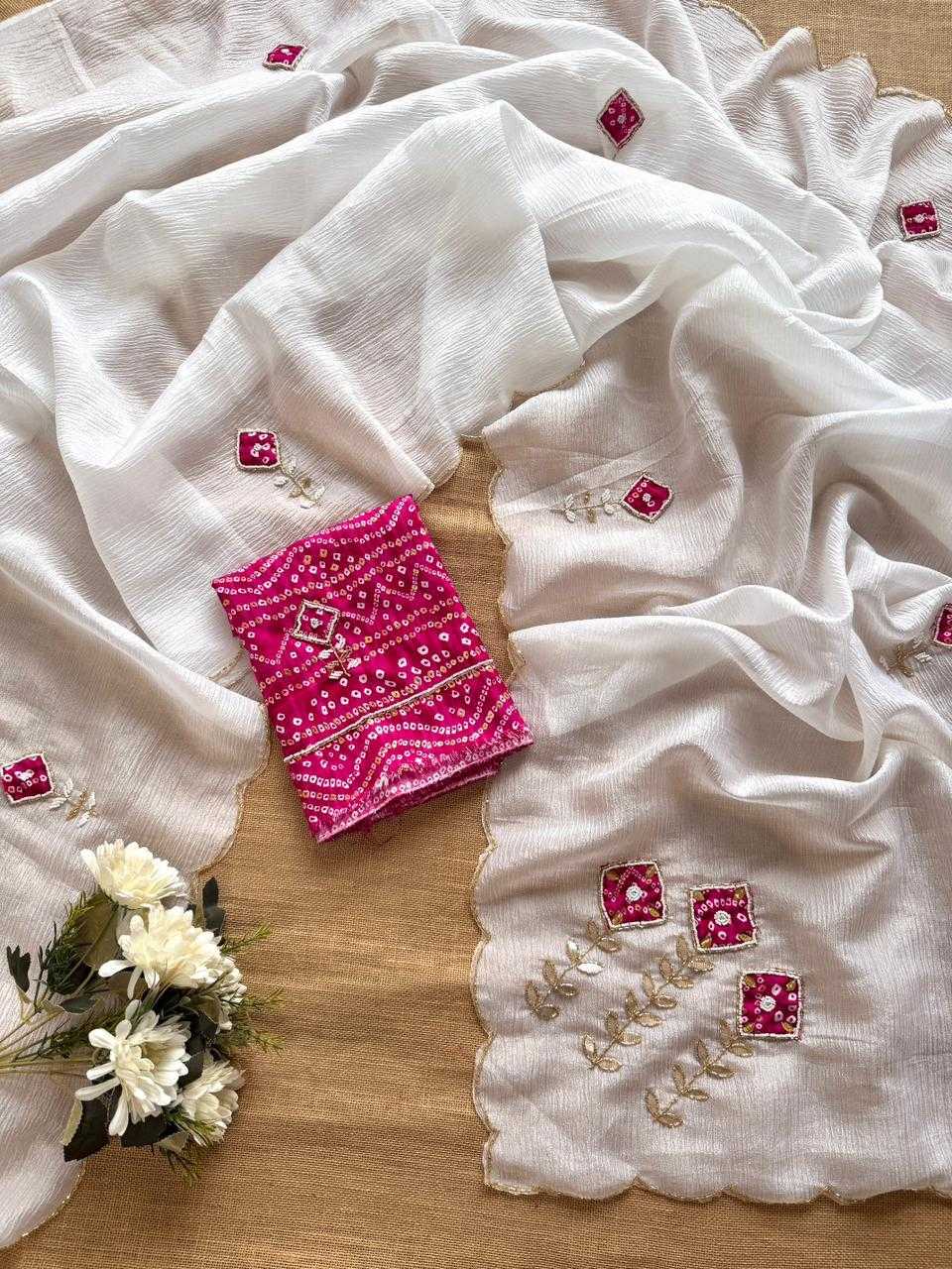 Ynf Georgette KESH681 PARUL Sarees Festive Collections Wholesale Georgette Sarees Chiffon Sarees Onam Collections Manufacturer- Kapda Export