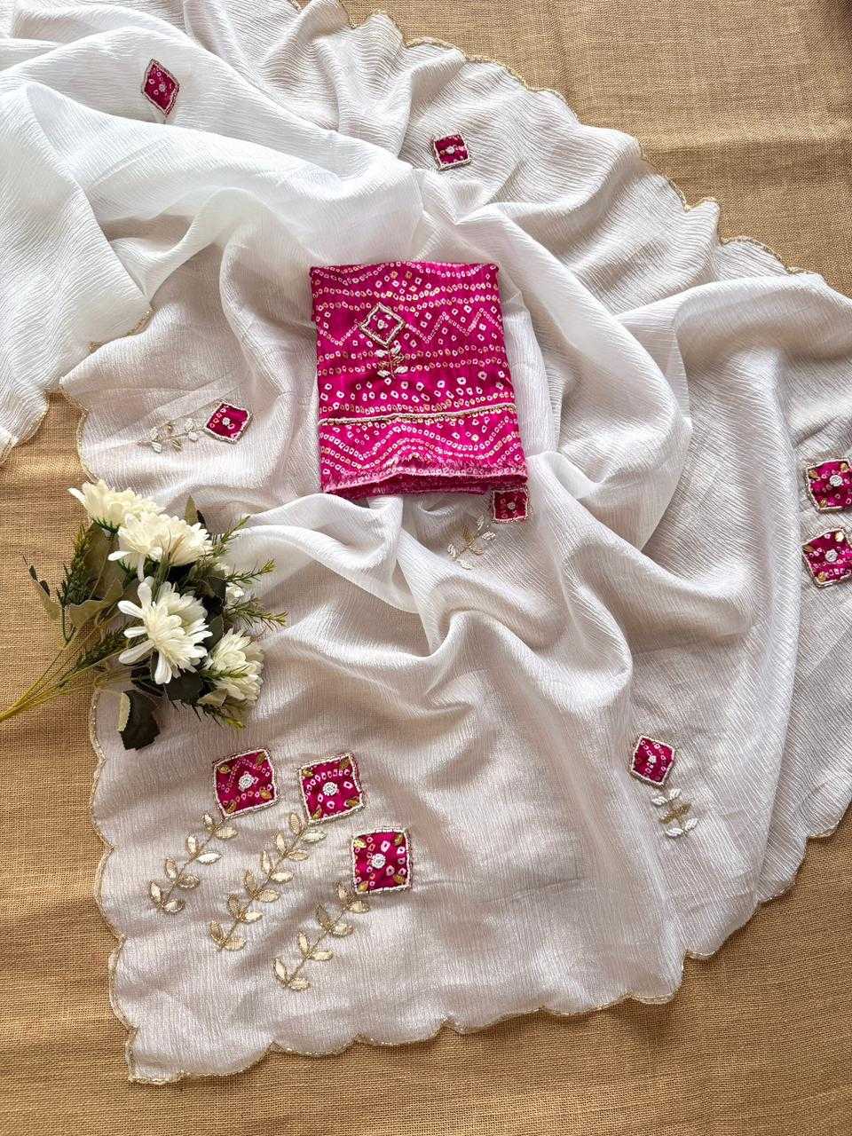 Ynf Georgette KESH681 PARUL Sarees Festive Collections Wholesale Georgette Sarees Chiffon Sarees Onam Collections Manufacturer- Kapda Export