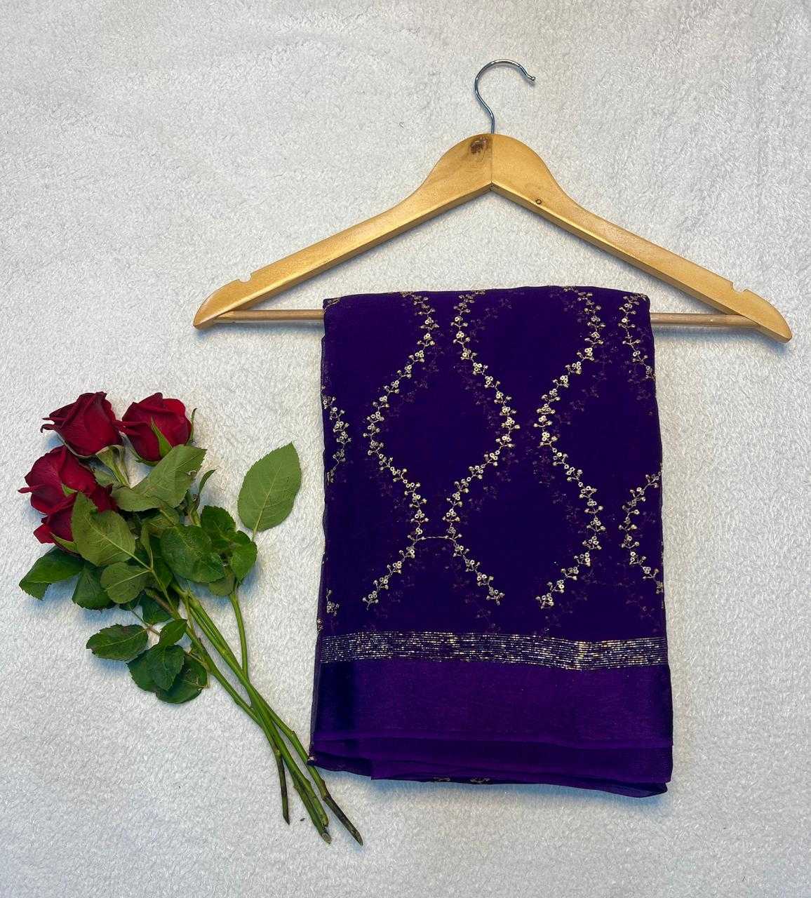 Ynf Georgette KESH691 126 Sarees Festive Collections Wholesale Georgette Sarees Sequence Sarees Leheriya Sarees Manufacturer- Kapda Export