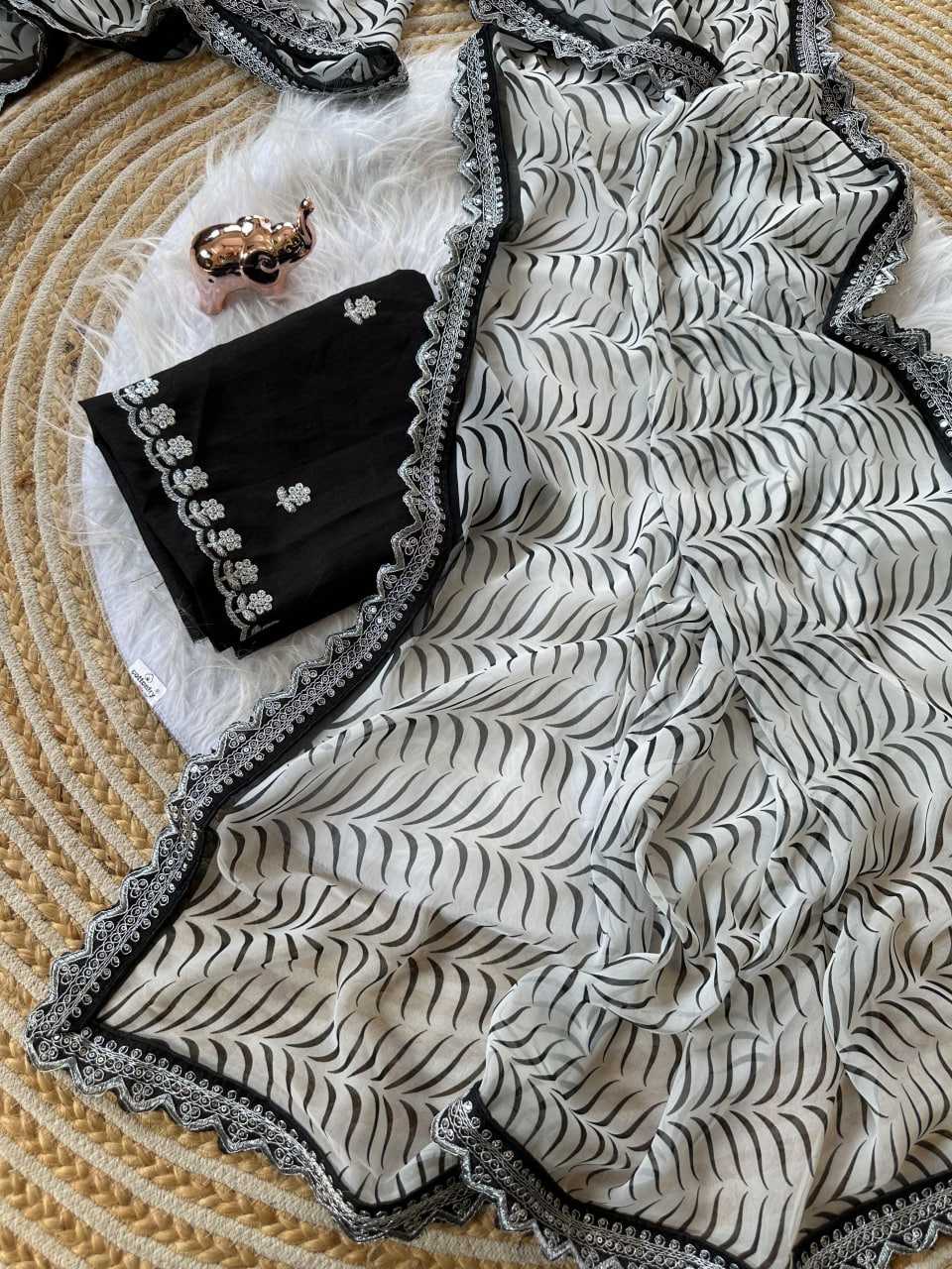 Ynf Georgette KESH695 Lahriya Sarees Festive Collections Wholesale Leheriya Sarees Printed Georgette Saree Sarees With Blouse Manufacturer- Kapda Export