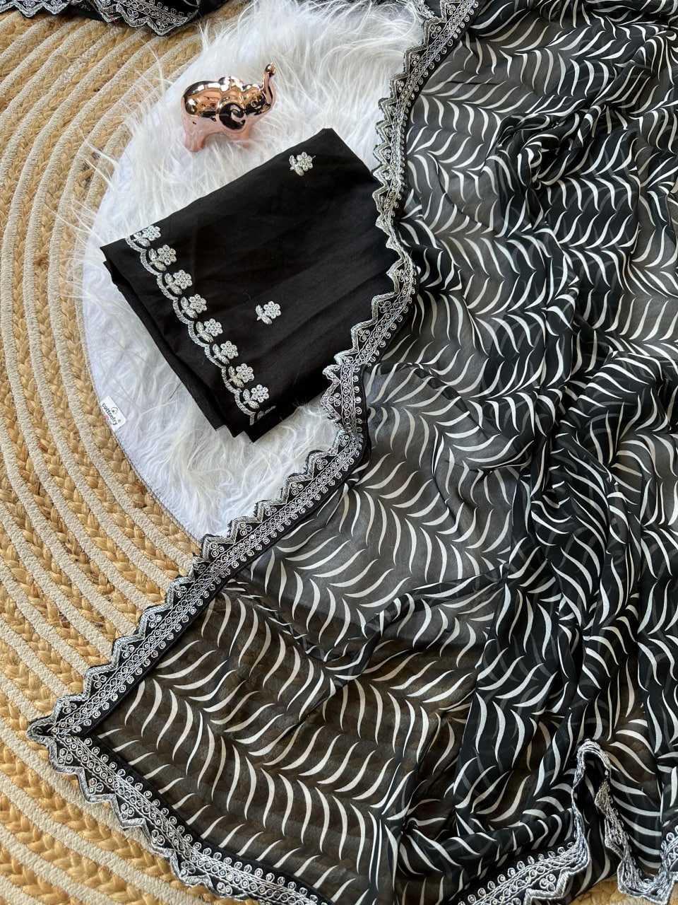 Ynf Georgette KESH695 Lahriya Sarees Festive Collections Wholesale Leheriya Sarees Printed Georgette Saree Sarees With Blouse Manufacturer- Kapda Export