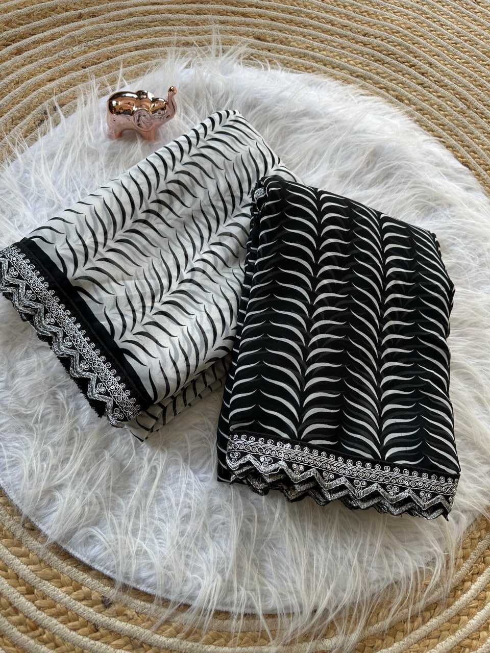 Ynf Georgette KESH695 Lahriya Sarees Festive Collections Wholesale Leheriya Sarees Printed Georgette Saree Sarees With Blouse Manufacturer- Kapda Export