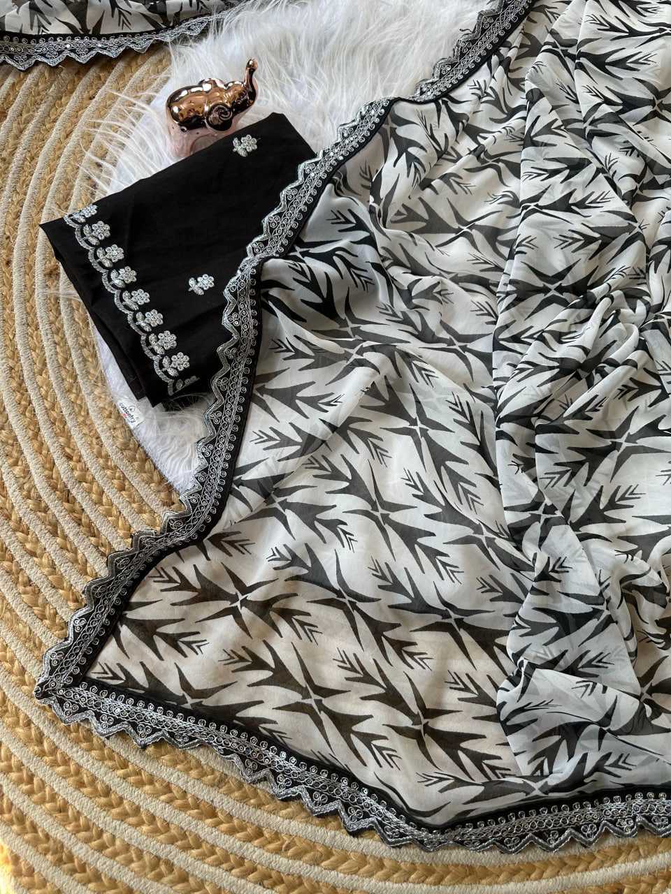 Ynf Georgette KESH695 Lahriya Sarees Festive Collections Wholesale Leheriya Sarees Printed Georgette Saree Sarees With Blouse Manufacturer- Kapda Export