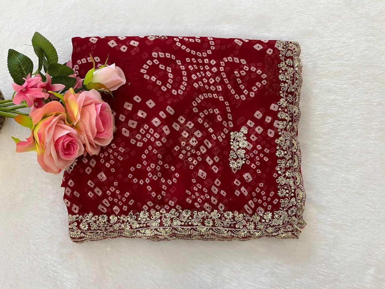 Ynf Georgette KESH696 24 Sarees Wholesale Printed Sarees Festive Sarees Casual Sarees Manufacturer- Kapda Export