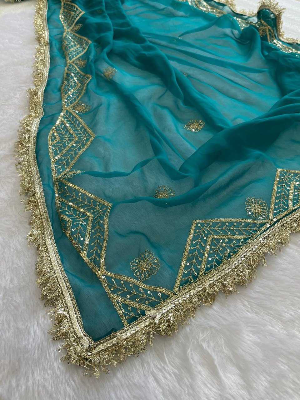 Ynf Georgette KESH696 30 Sarees Wholesale Sequence Sarees Work Sarees Festive Sarees Manufacturer- Kapda Export