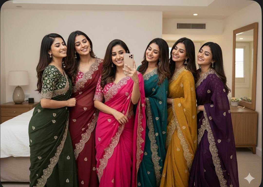 Ynf Georgette KESH696 AMINA Sarees Wholesale Embroidered Sarees Heavy Work Sarees Festive Sarees Manufacturer- Kapda Export