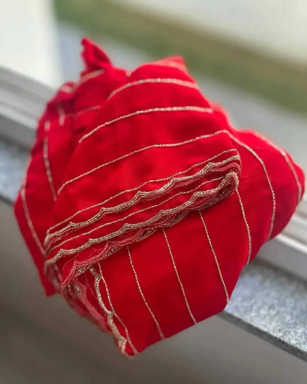 Ynf Georgette KESH716 104 Sarees Festive Collections Wholesale Party Wear Sarees Georgette Sarees Red Sarees Manufacturer- Kapda Export