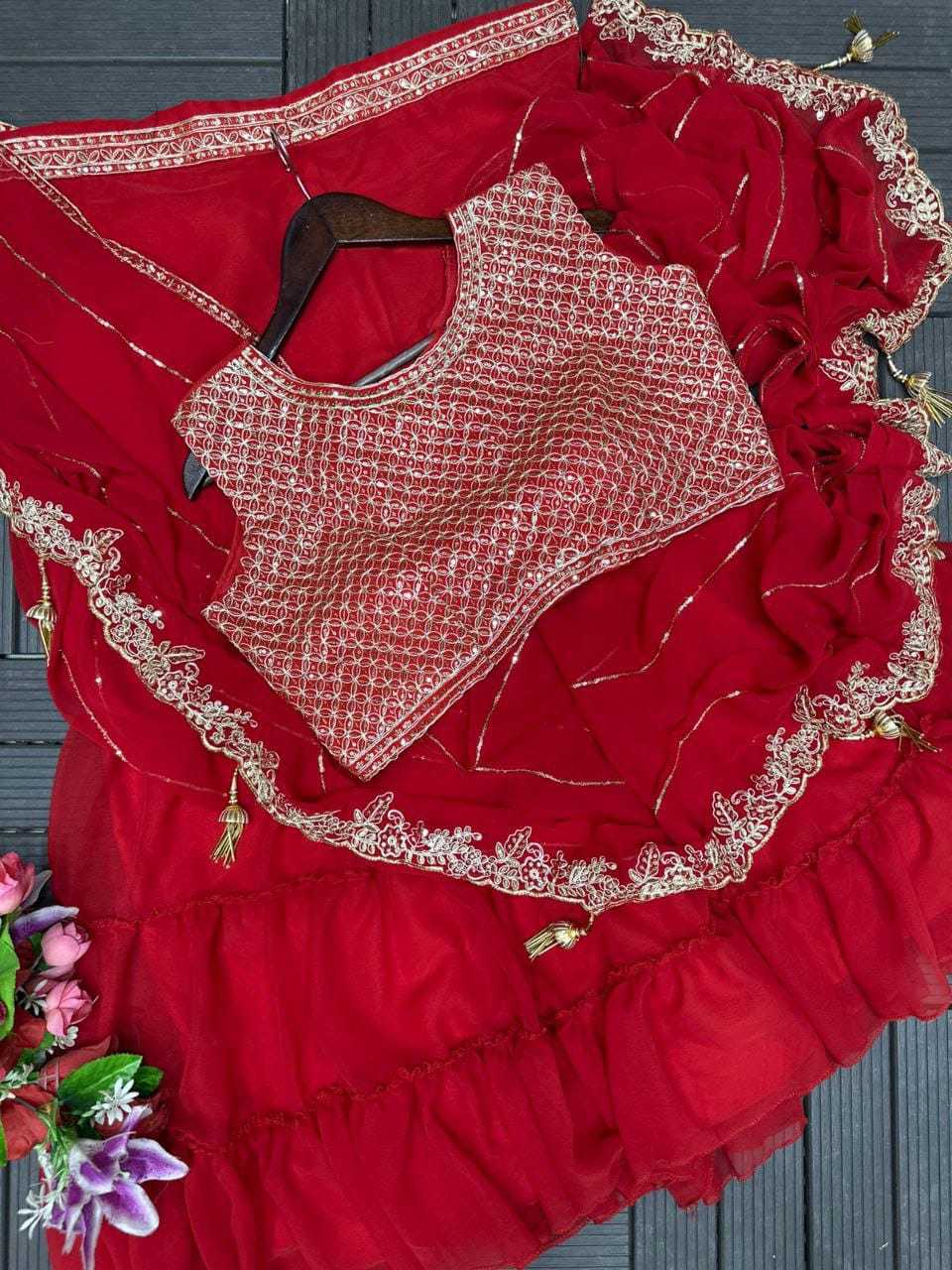 Ynf Georgette Lehengas Wholesale Bridal Lehenga Wedding Lehenga Designer Lehenga Choli Manufacturer- Kapda Export