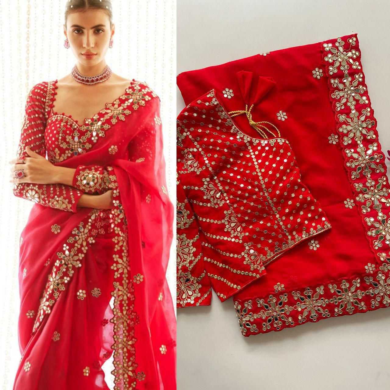 Ynf Georgette RIN134 MEGHANA Sarees Wholesale Georgette Sarees Cutwork Saree Mirror Work Saree Manufacturer- Kapda Export