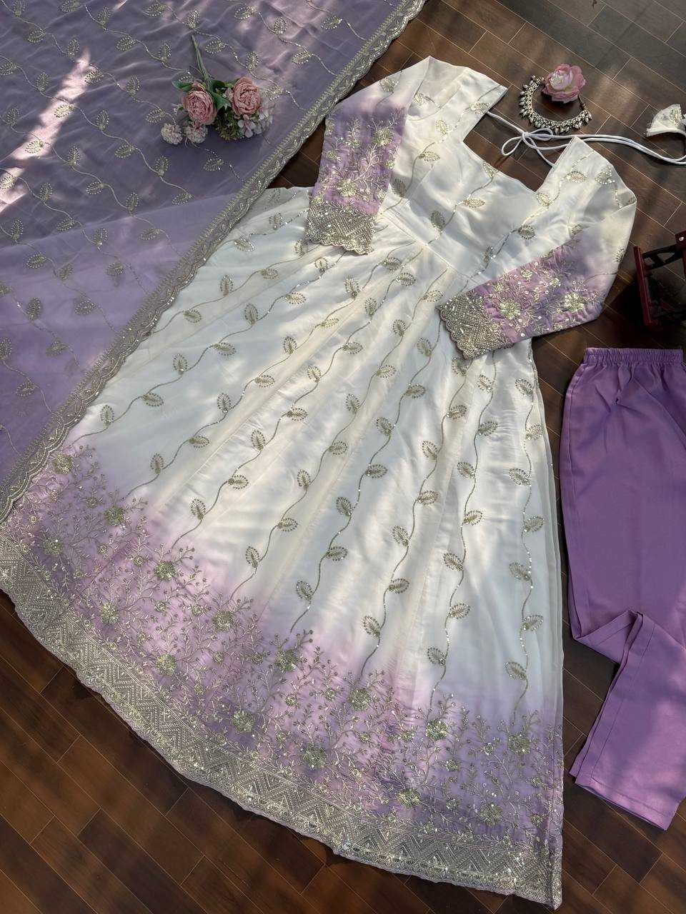 Ynf Georgette RIN162 5986 Suits & Dresses Wholesale Anarkali Suits Party wear suits Wedding Suits Manufacturer- Kapda Export